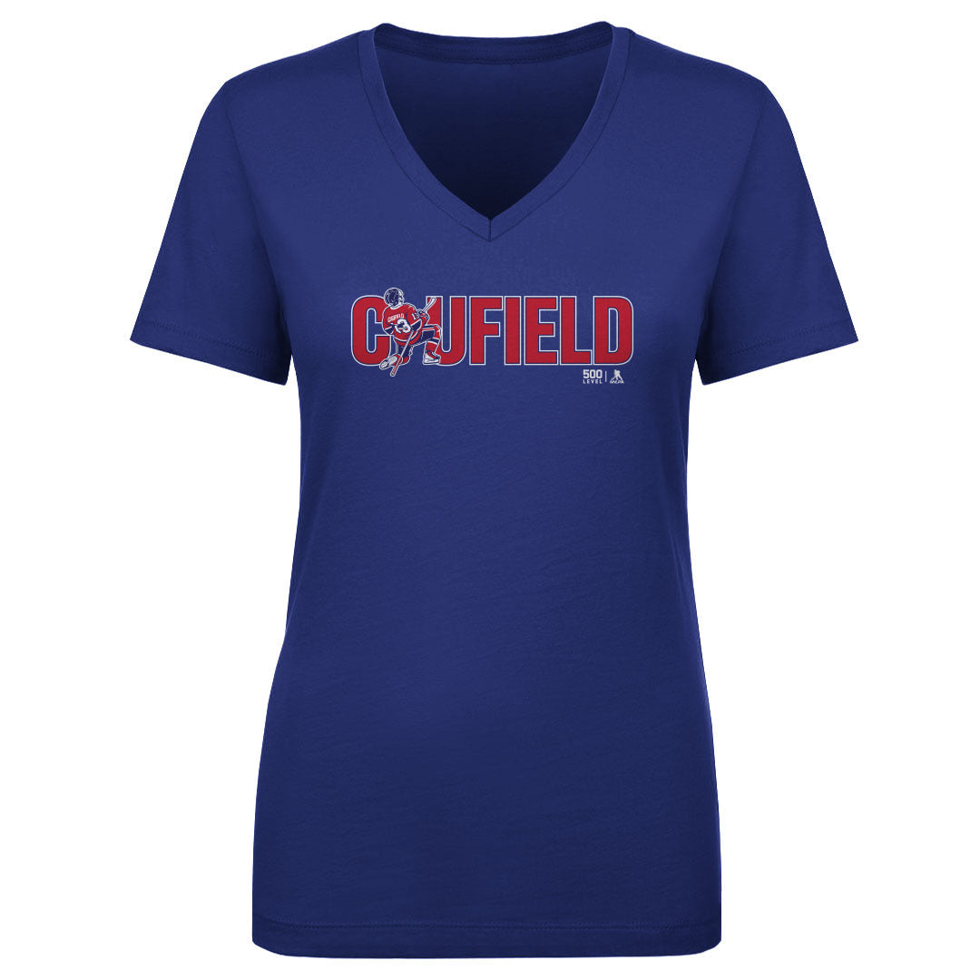 Cole Caufield Women's V-Neck T-Shirt | 500 LEVEL