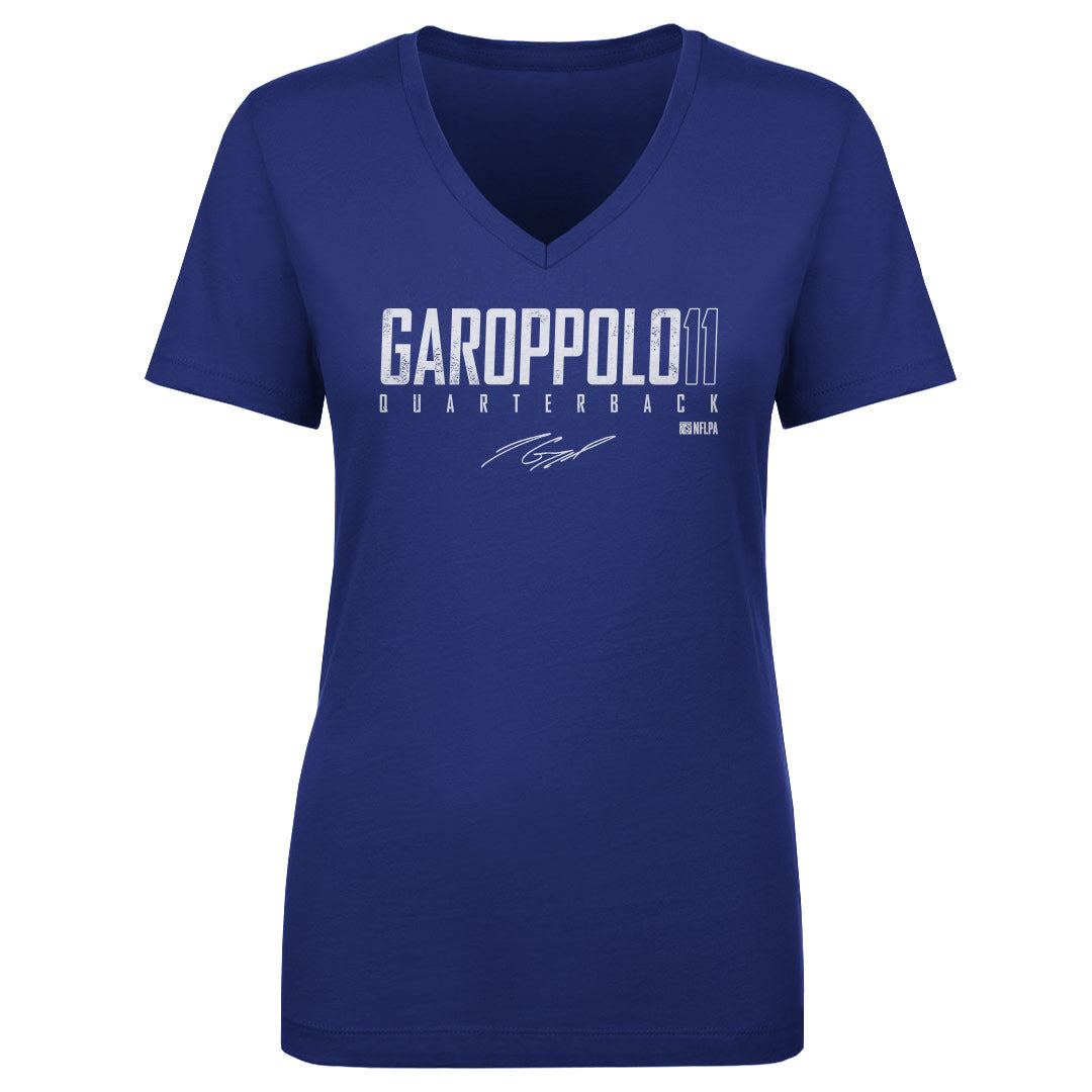 Jimmy Garoppolo Women's V-Neck T-Shirt | 500 LEVEL