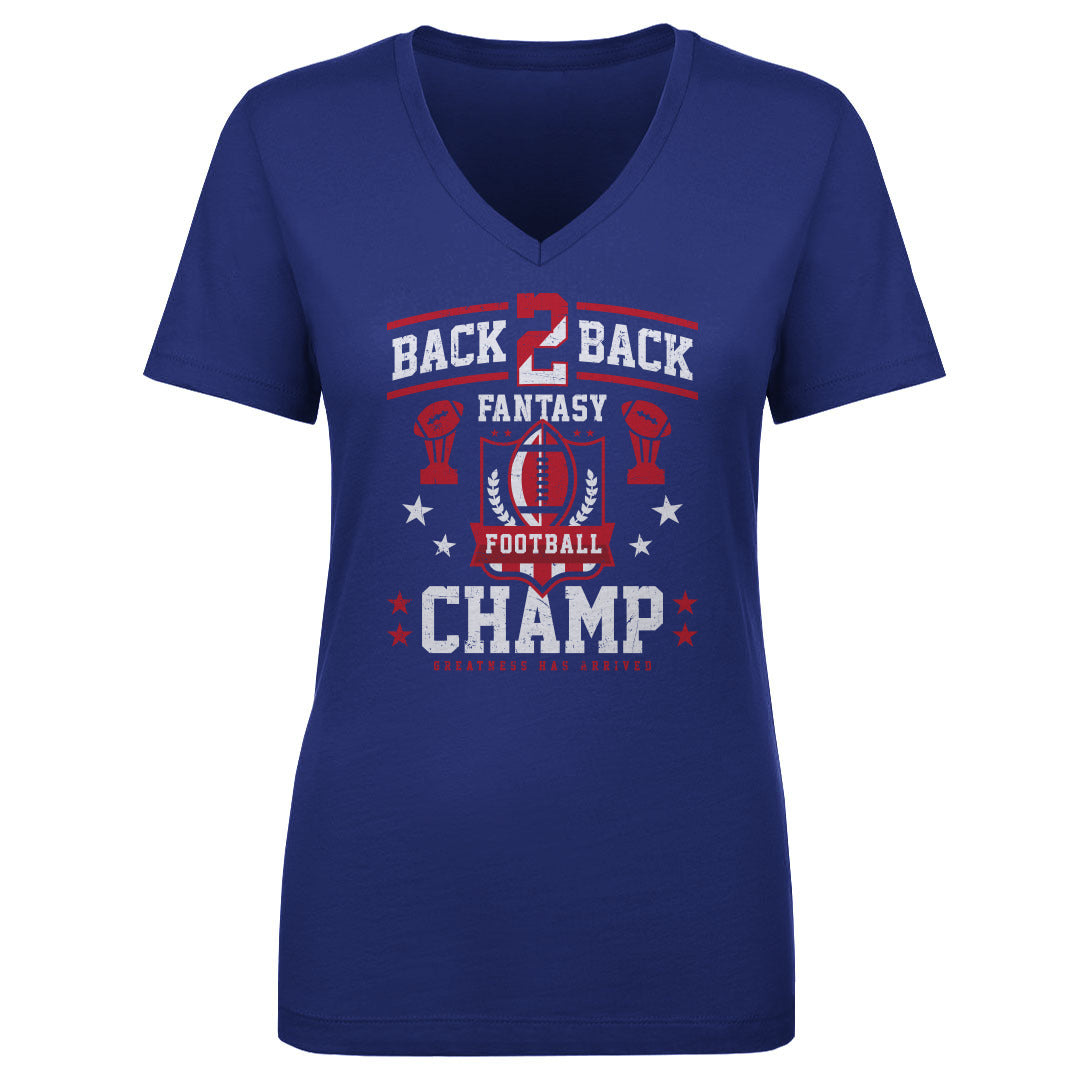 Fantasy Football Women's V-Neck T-Shirt | 500 LEVEL