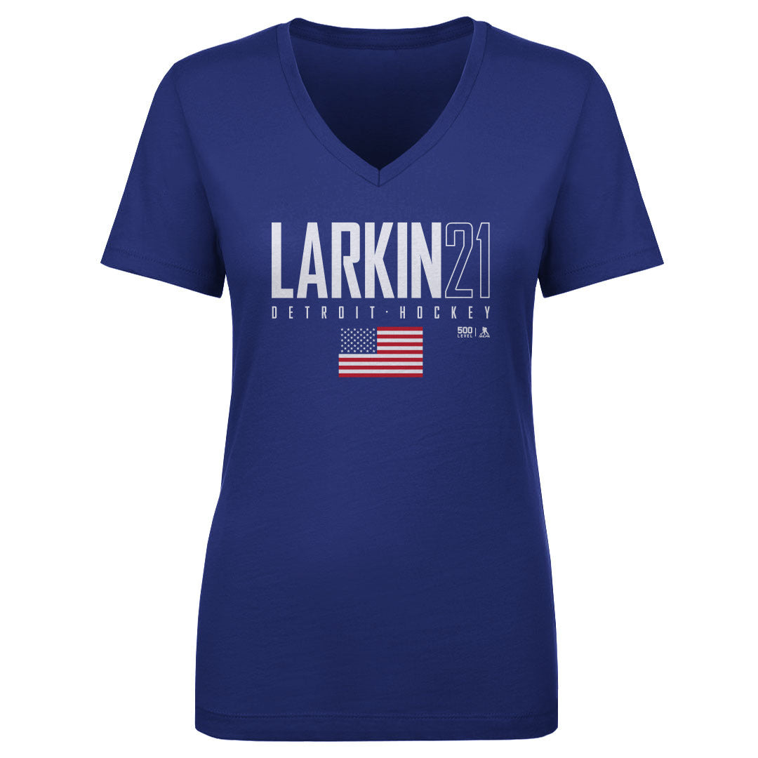 Dylan Larkin Women's V-Neck T-Shirt | 500 LEVEL