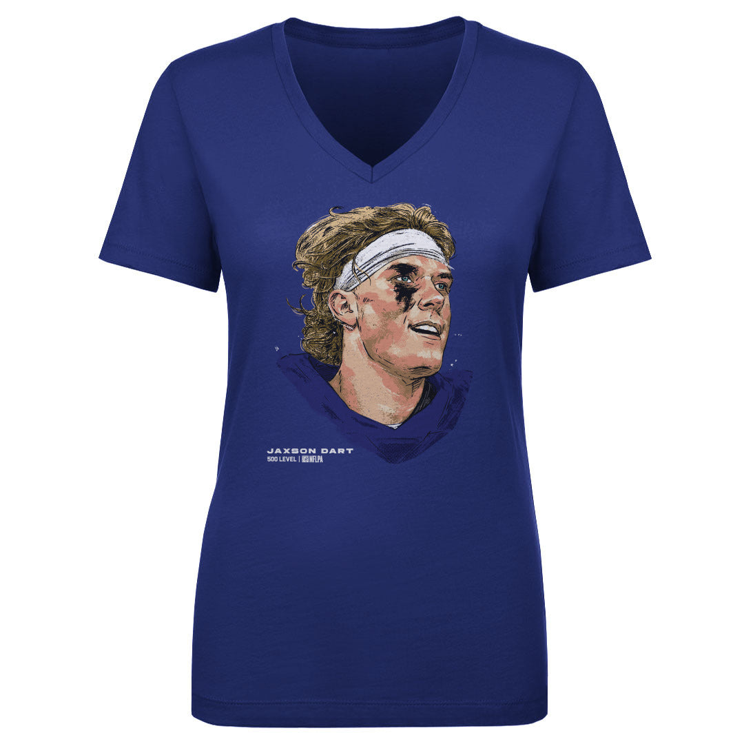 Jaxson Dart Women's V-Neck T-Shirt | 500 LEVEL