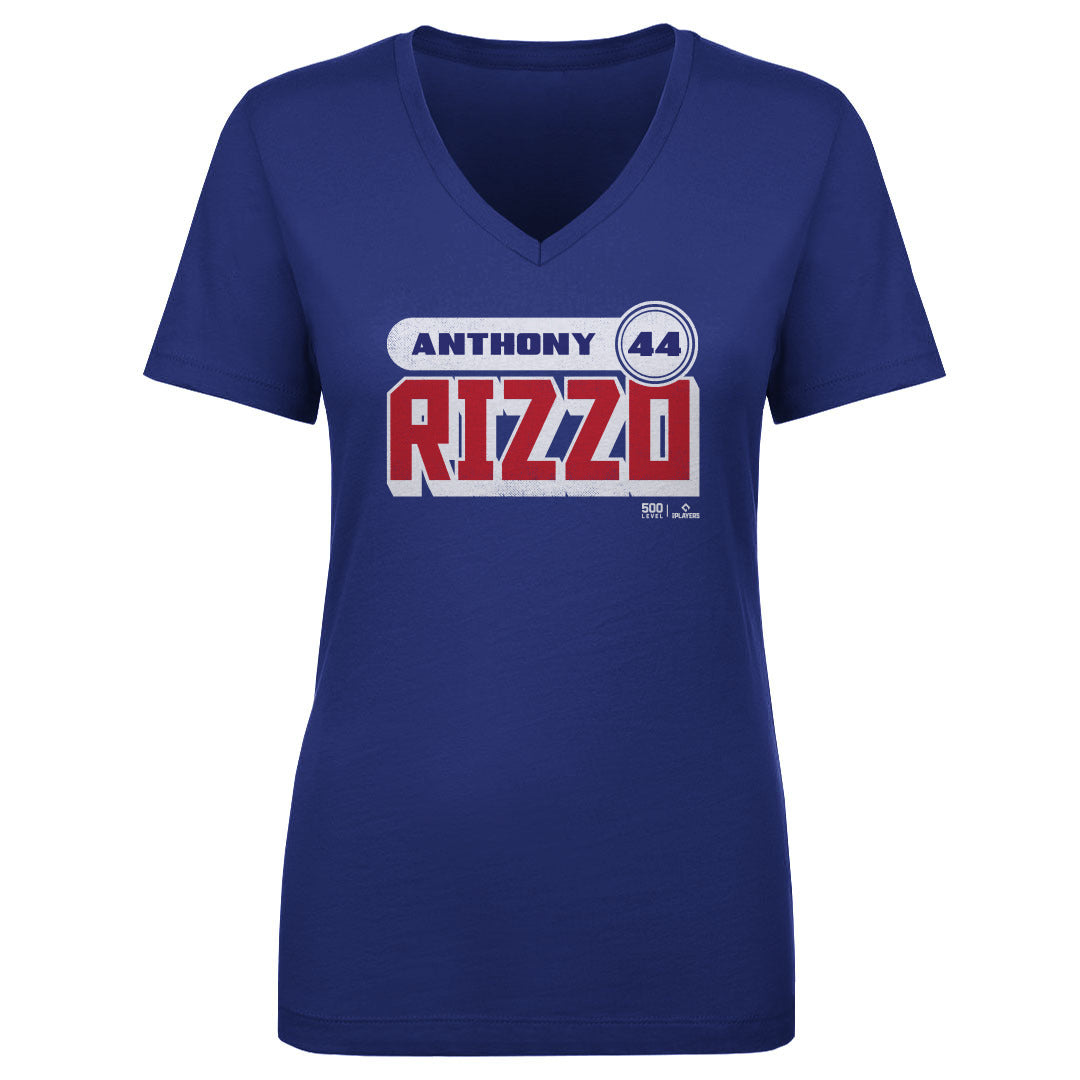 Anthony Rizzo Women's V-Neck T-Shirt | 500 LEVEL