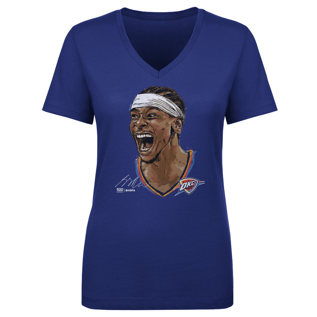 Shai Gilgeous-Alexander Women's V-Neck T-Shirt | 500 LEVEL