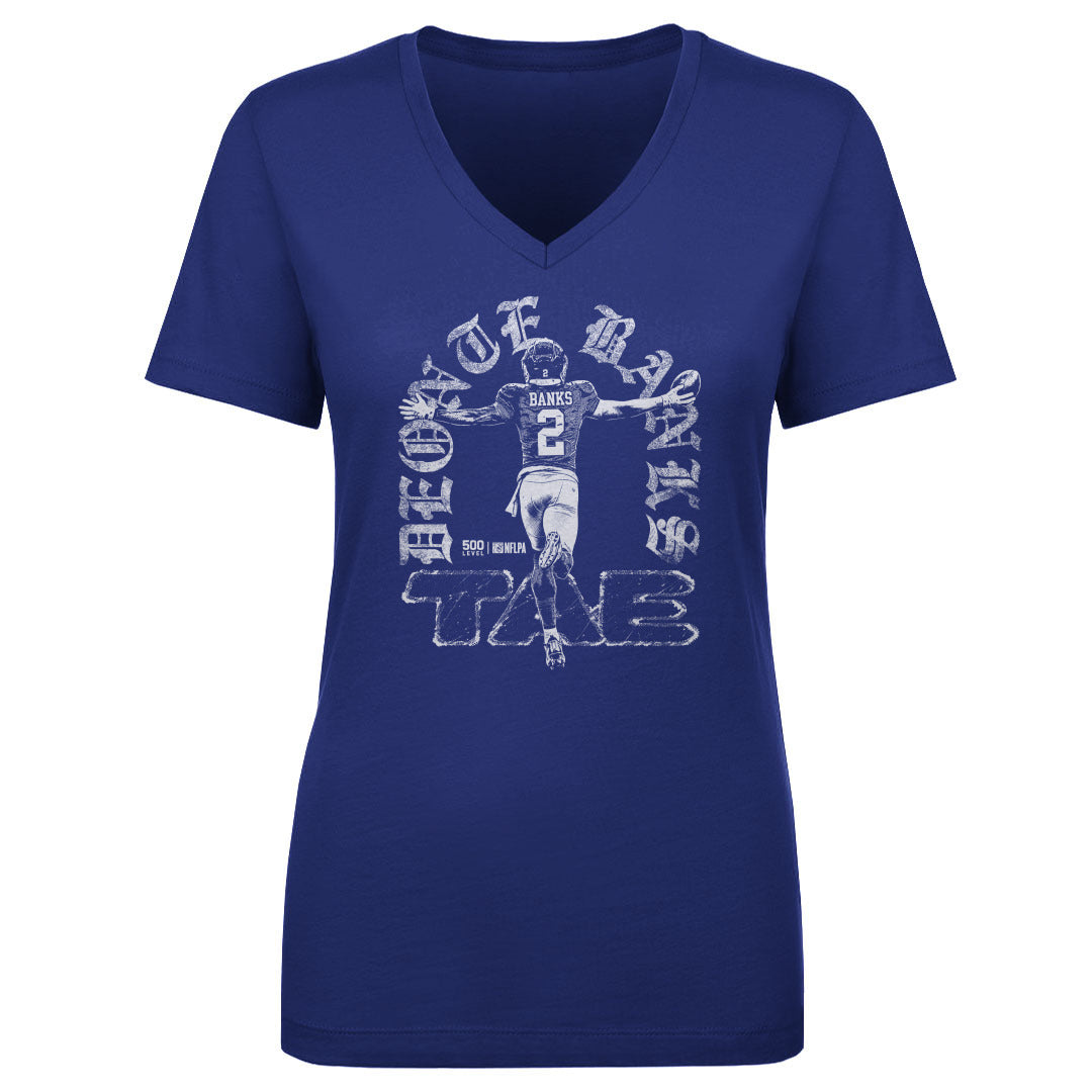 Deonte Banks Women's V-Neck T-Shirt | 500 LEVEL