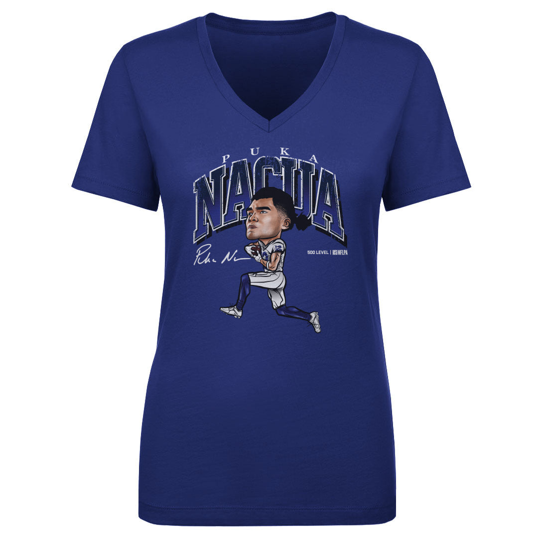 Puka Nacua Women's V-Neck T-Shirt | 500 LEVEL