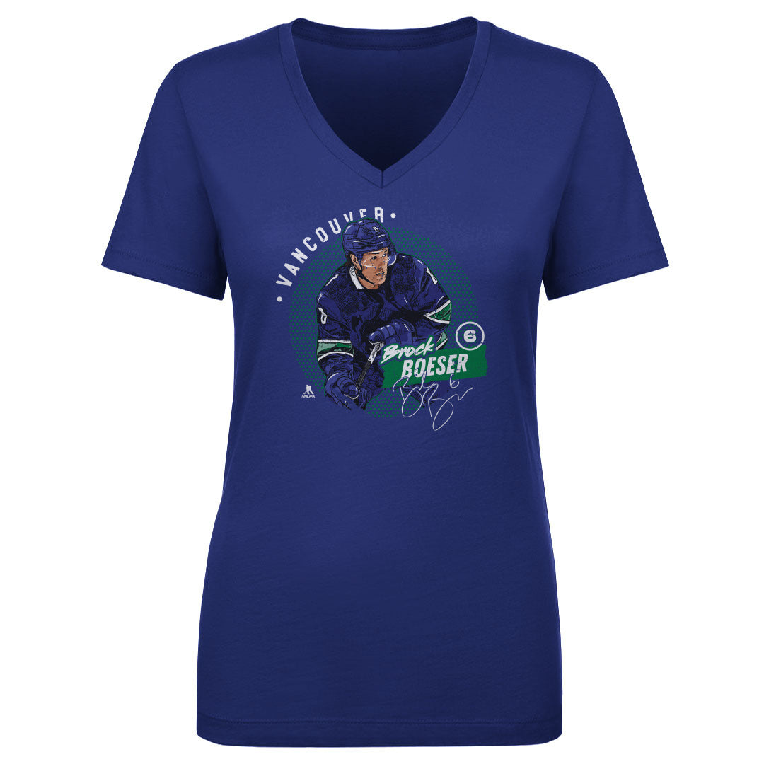 Brock Boeser Women's V-Neck T-Shirt | 500 LEVEL
