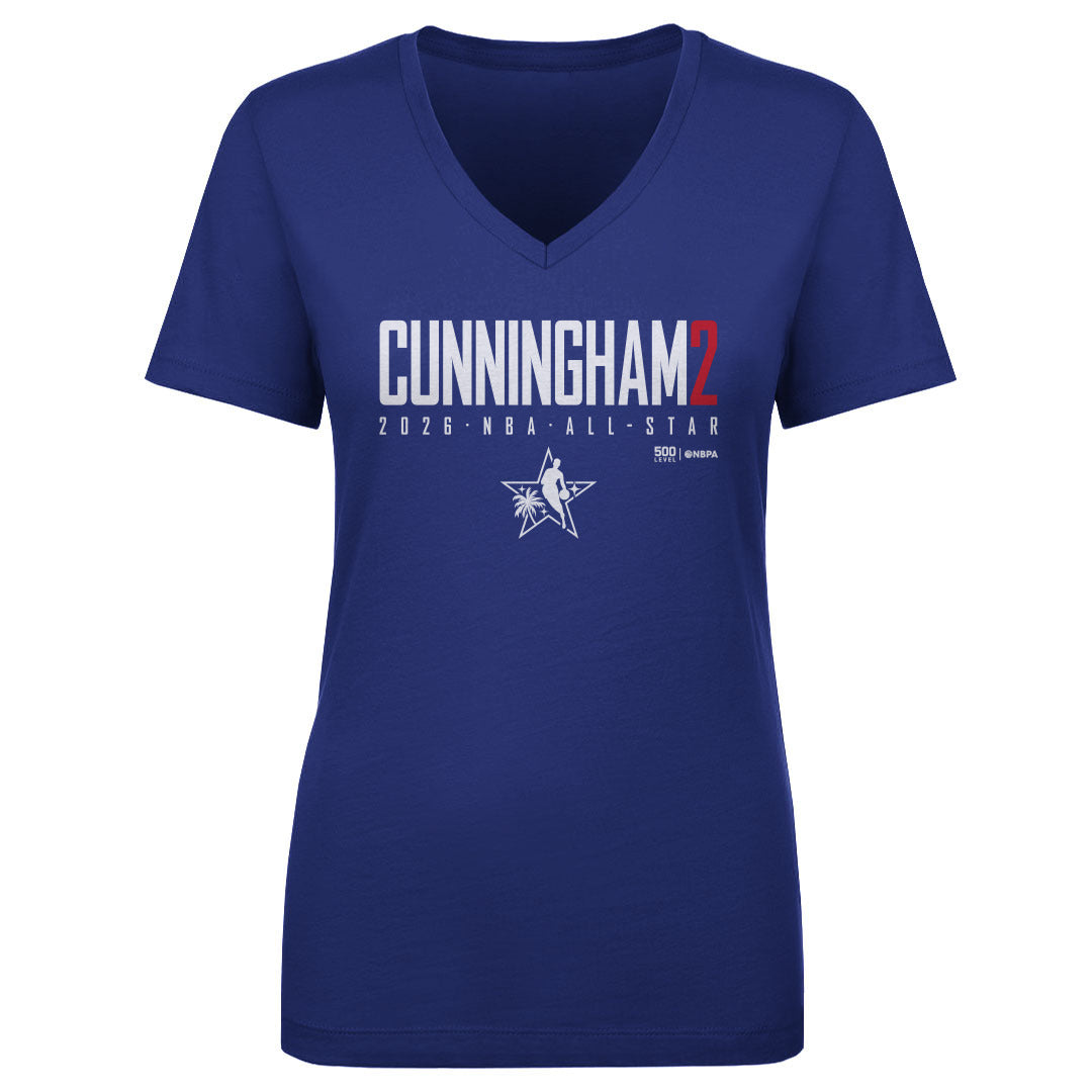 Cade Cunningham Women's V-Neck T-Shirt | 500 LEVEL