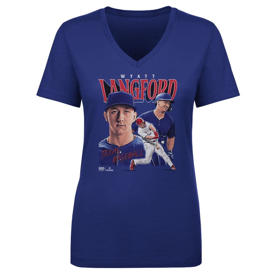 Wyatt Langford Women's V-Neck T-Shirt | 500 LEVEL