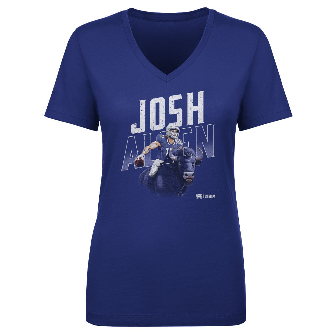 Josh Allen Women's V-Neck T-Shirt | 500 LEVEL