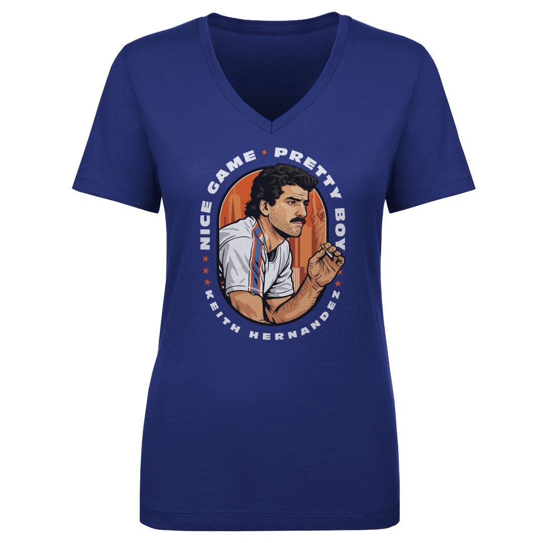 Keith Hernandez Women's V-Neck T-Shirt | 500 LEVEL