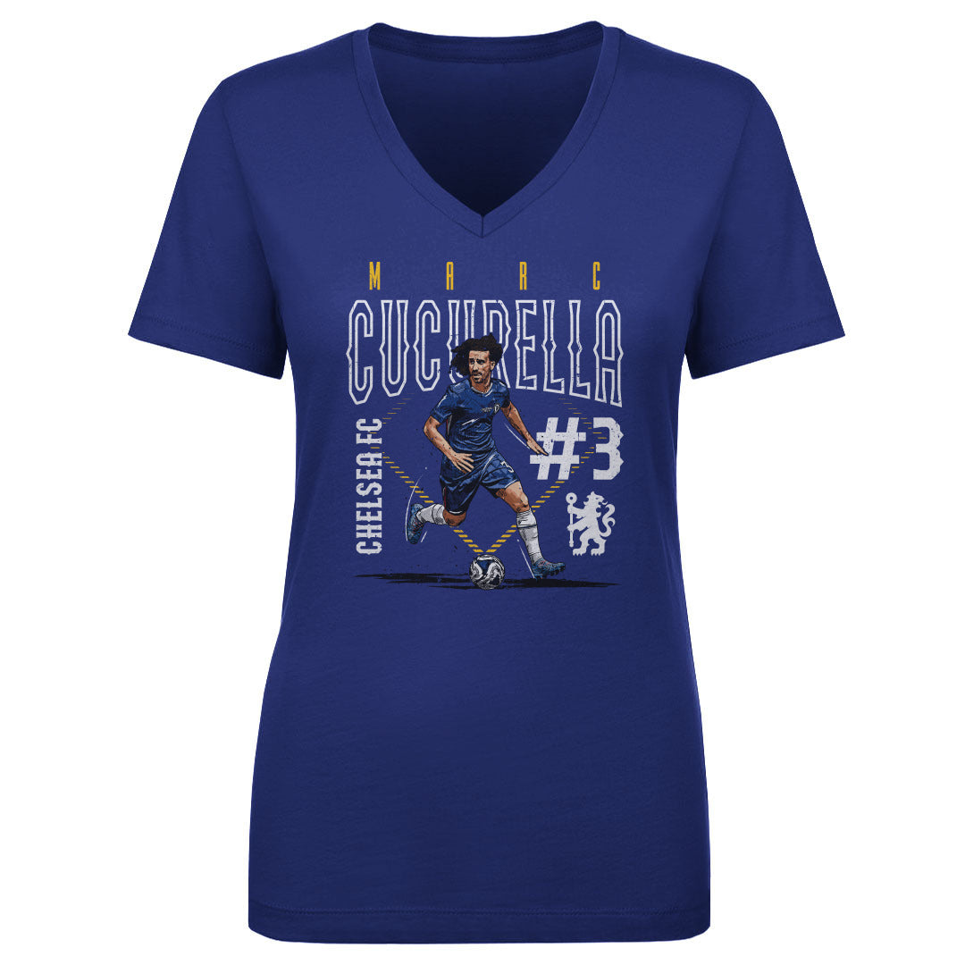 Marc Cucurella Women's V-Neck T-Shirt | 500 LEVEL