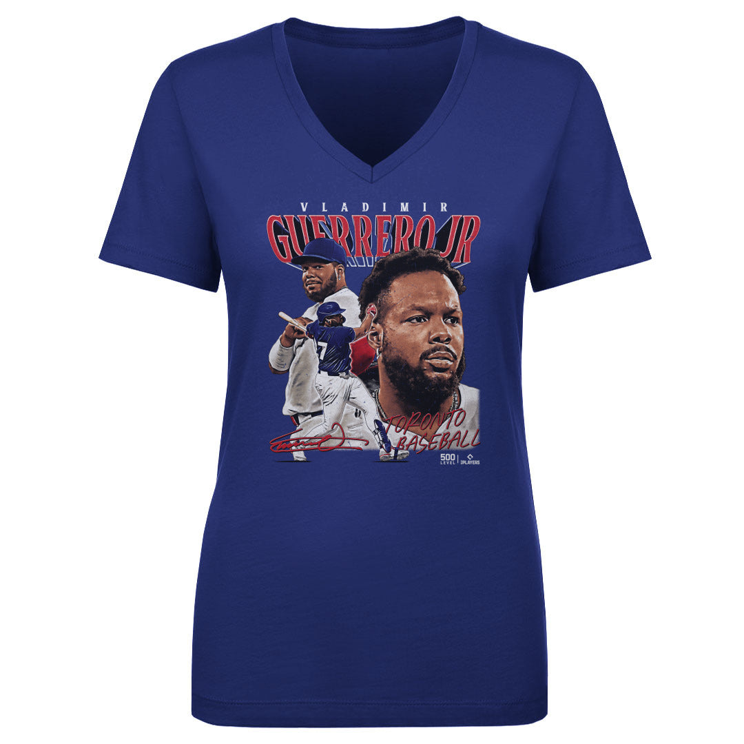 Vladimir Guerrero Jr. Women's V-Neck T-Shirt | 500 LEVEL
