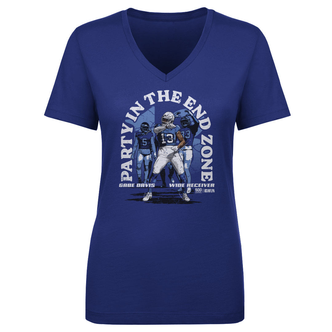 Gabe Davis Women's V-Neck T-Shirt | 500 LEVEL
