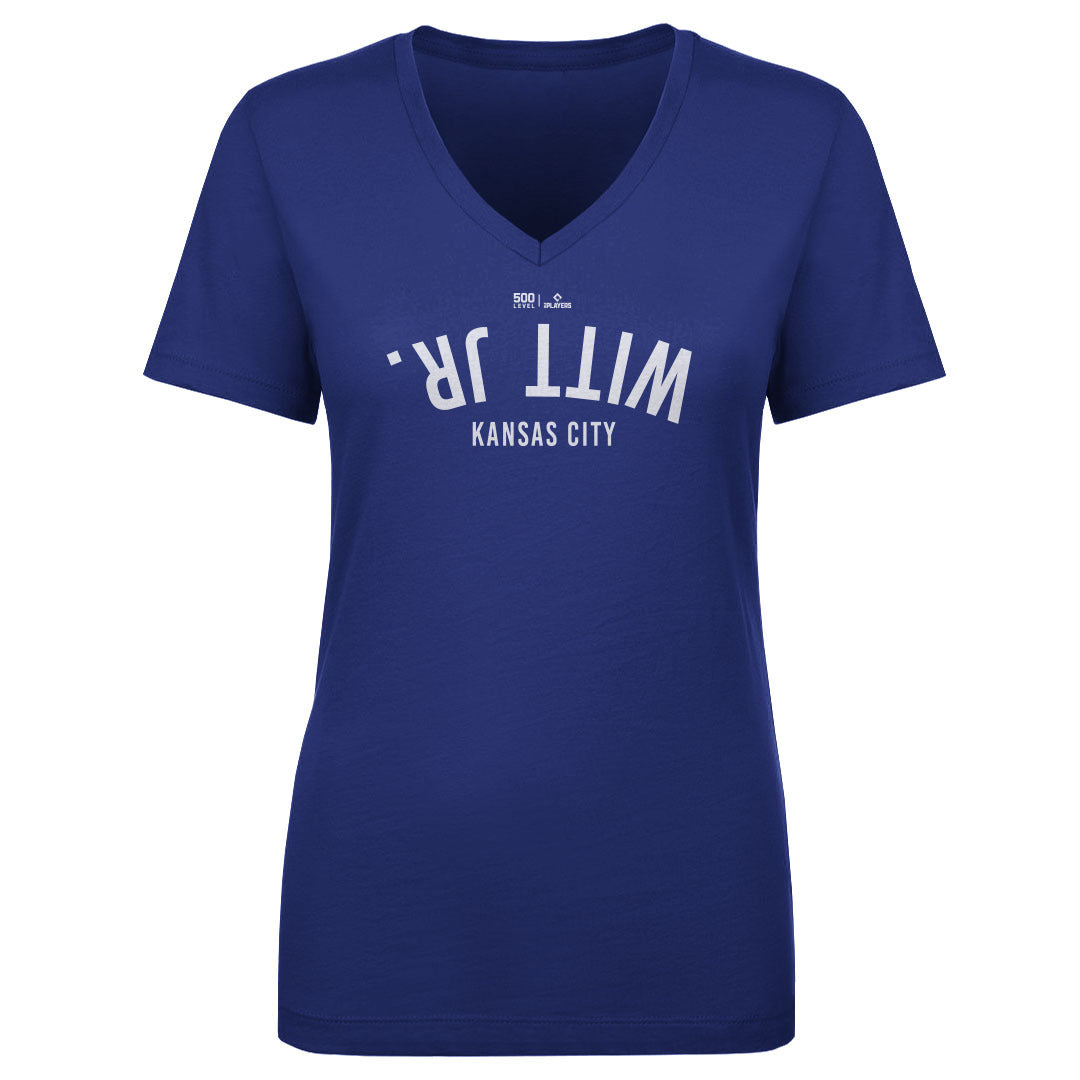 Bobby Witt Jr. Women's V-Neck T-Shirt | 500 LEVEL