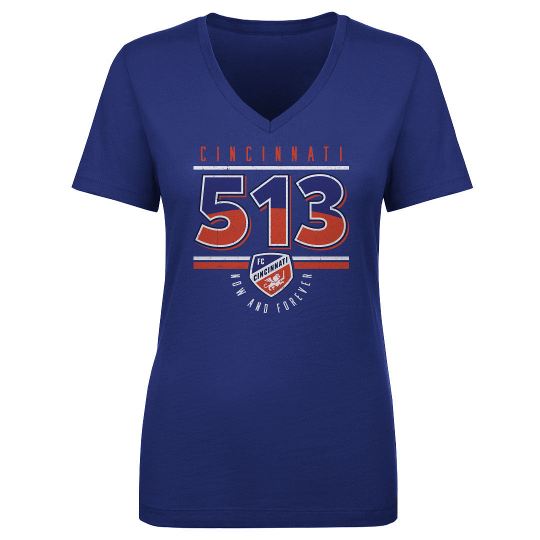FC Cincinnati Women's V-Neck T-Shirt | 500 LEVEL