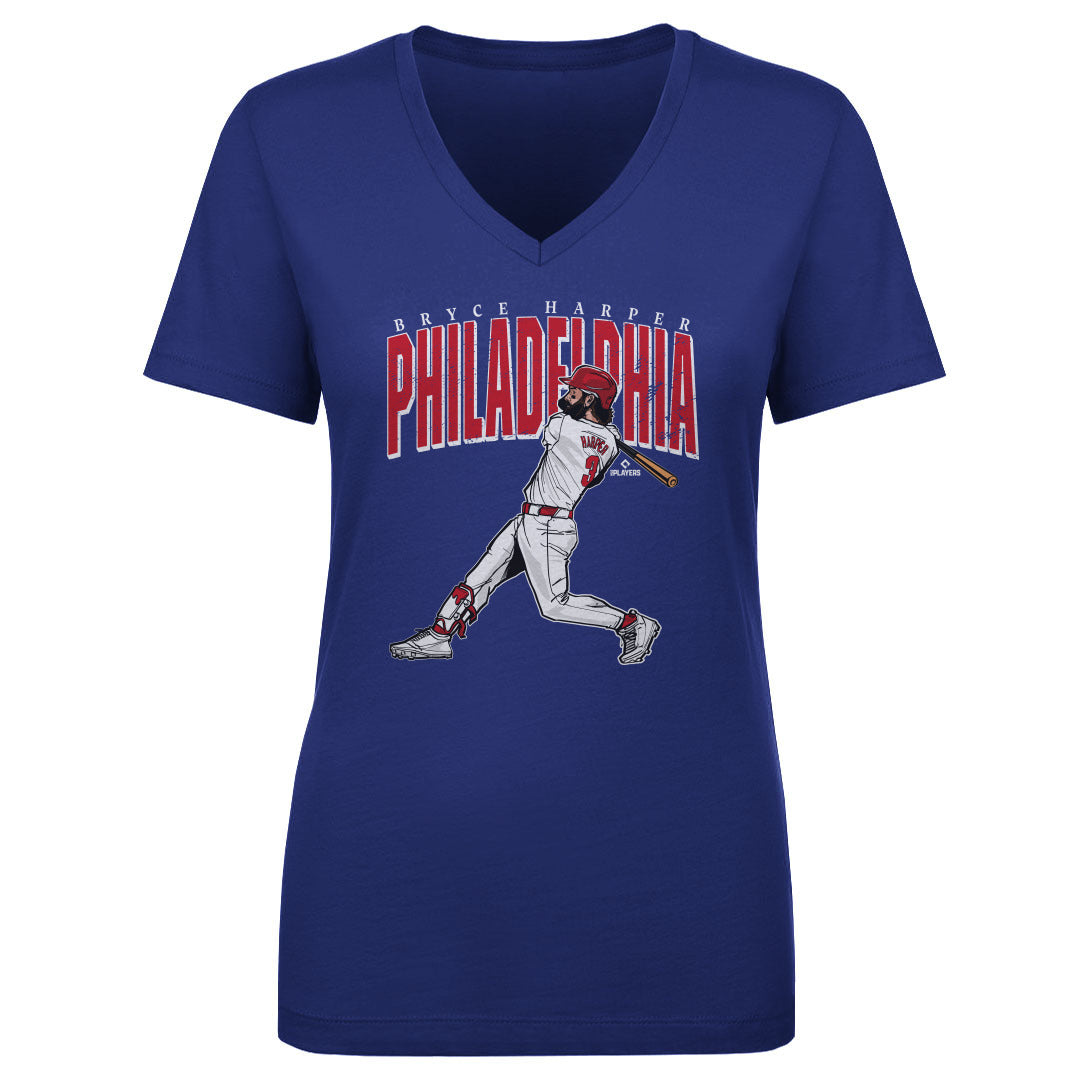 Bryce Harper Women's V-Neck T-Shirt | 500 LEVEL