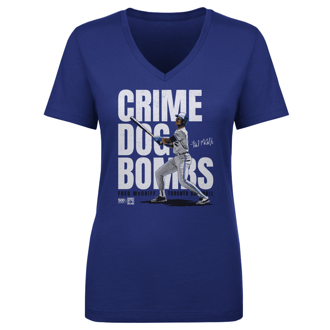 Fred McGriff Women's V-Neck T-Shirt | 500 LEVEL