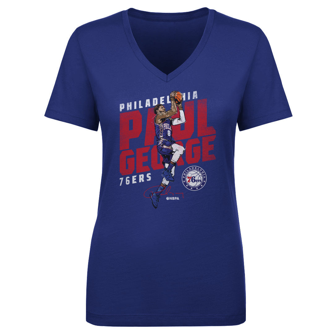Paul George Women's V-Neck T-Shirt | 500 LEVEL