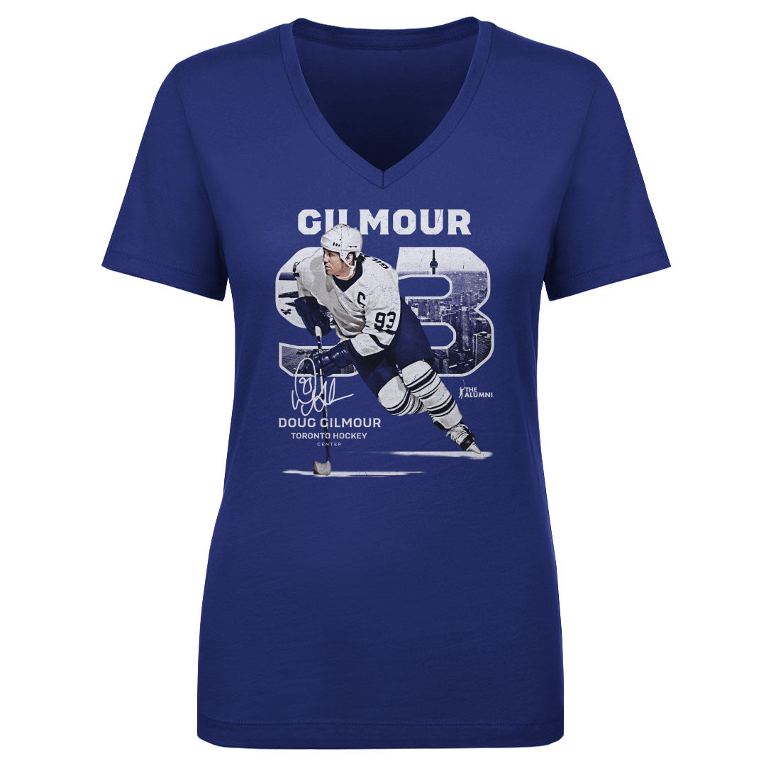 Doug Gilmour Women's V-Neck T-Shirt | 500 LEVEL
