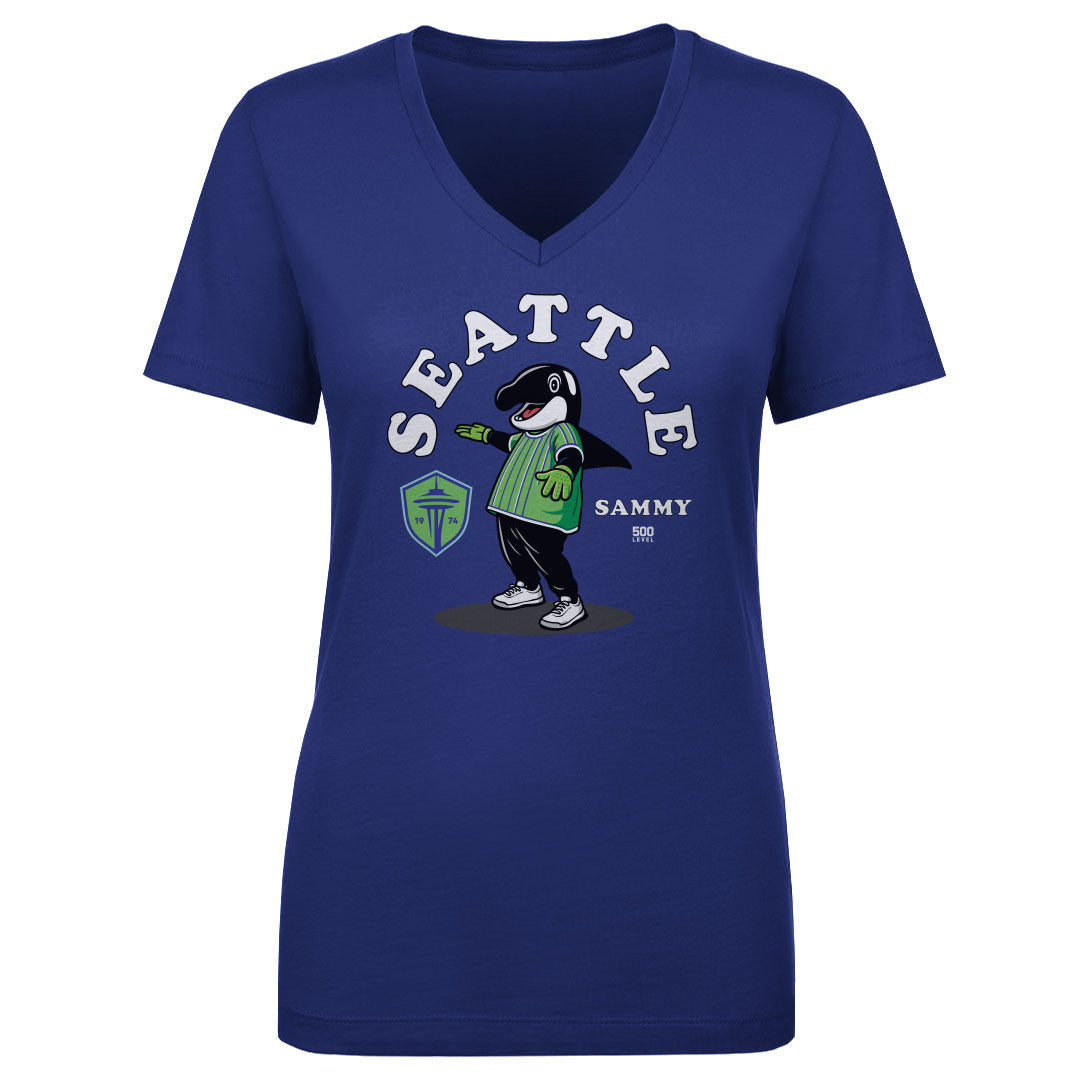 Seattle Sounders FC Women's V-Neck T-Shirt | 500 LEVEL