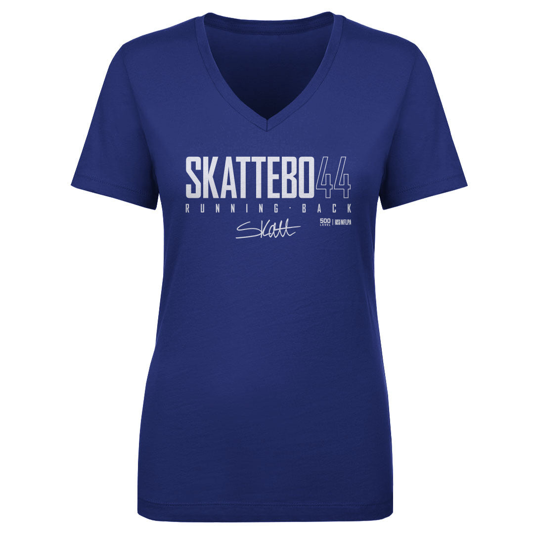 Cam Skattebo Women's V-Neck T-Shirt | 500 LEVEL