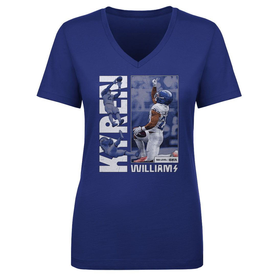 Kyren Williams Women's V-Neck T-Shirt | 500 LEVEL