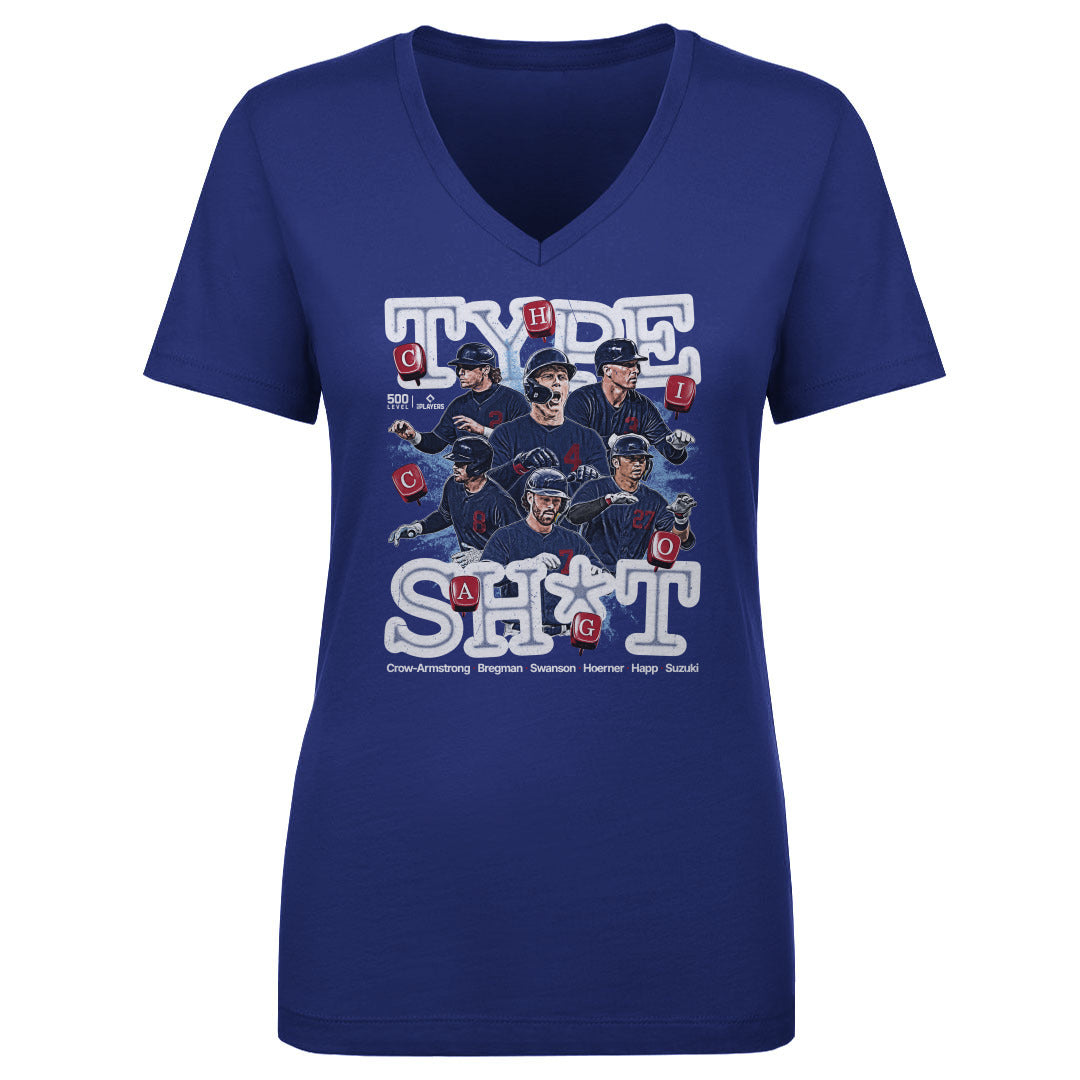 Chicago C Baseball Women's V-Neck T-Shirt | 500 LEVEL