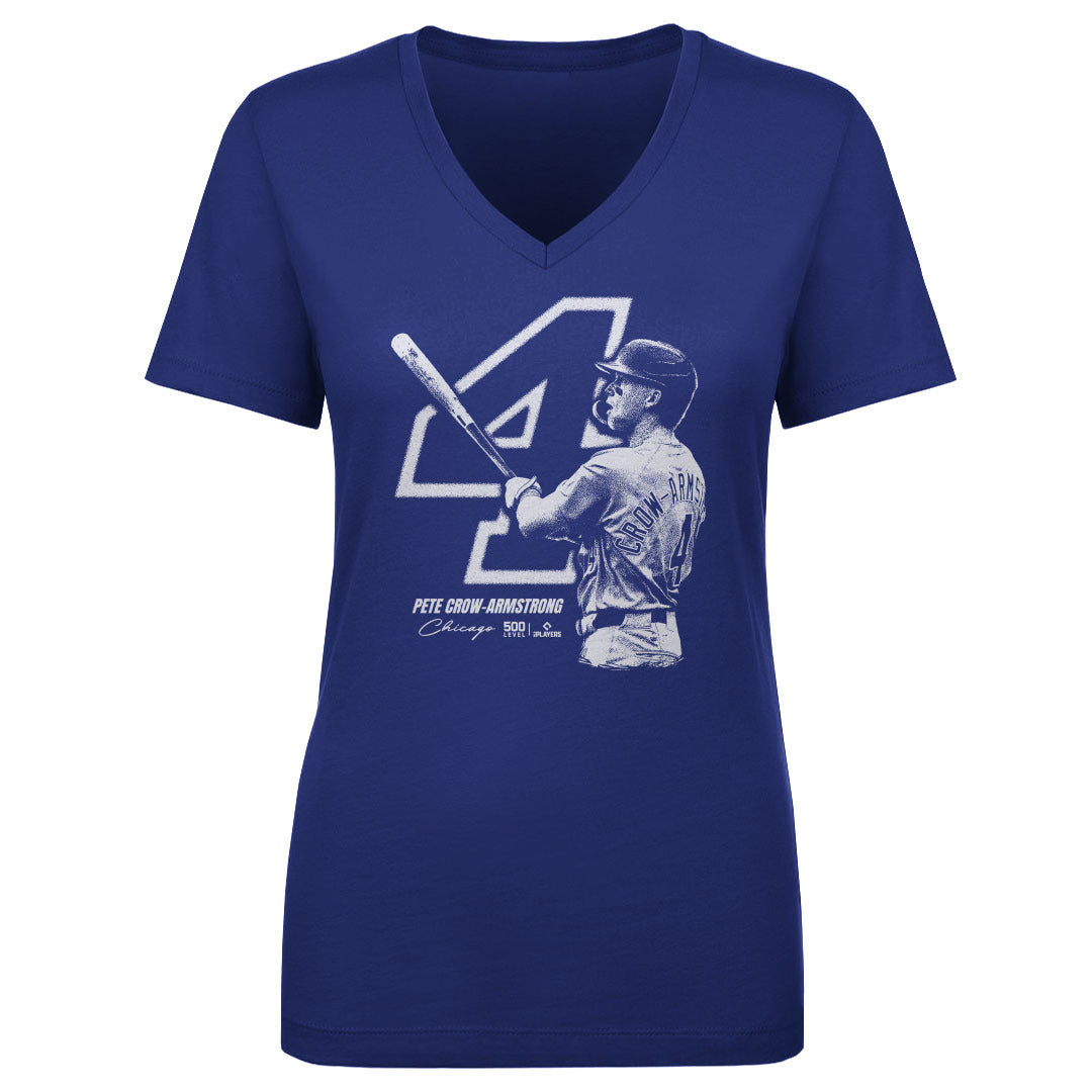 Pete Crow-Armstrong Women's V-Neck T-Shirt | 500 LEVEL