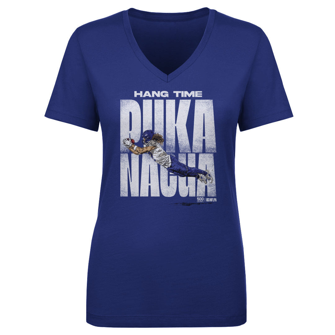 Puka Nacua Women's V-Neck T-Shirt | 500 LEVEL