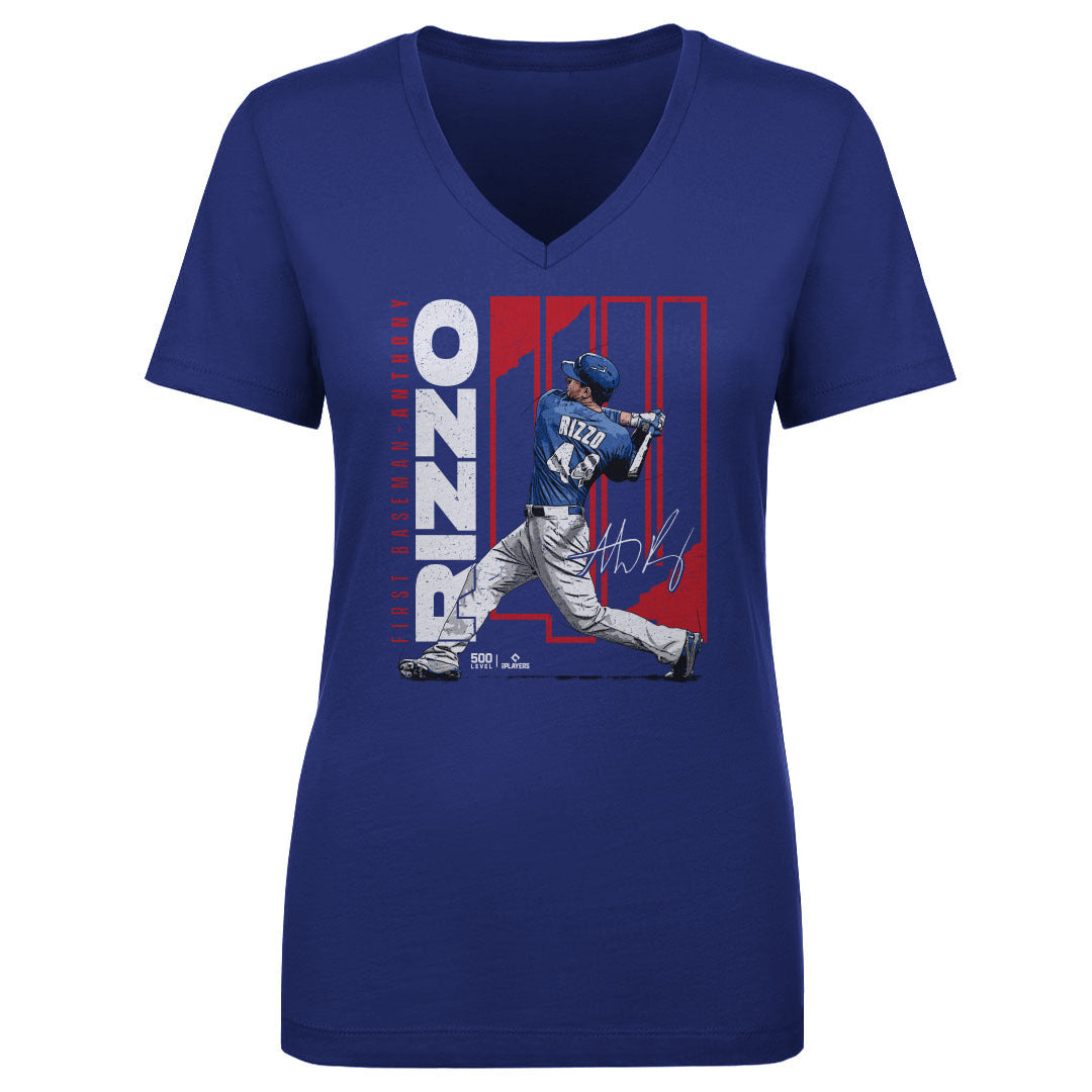 Anthony Rizzo Women's V-Neck T-Shirt | 500 LEVEL