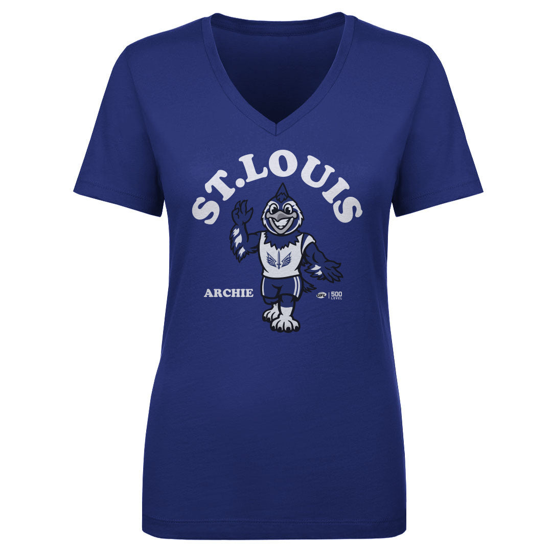 St. Louis Battlehawks Women's V-Neck T-Shirt | 500 LEVEL