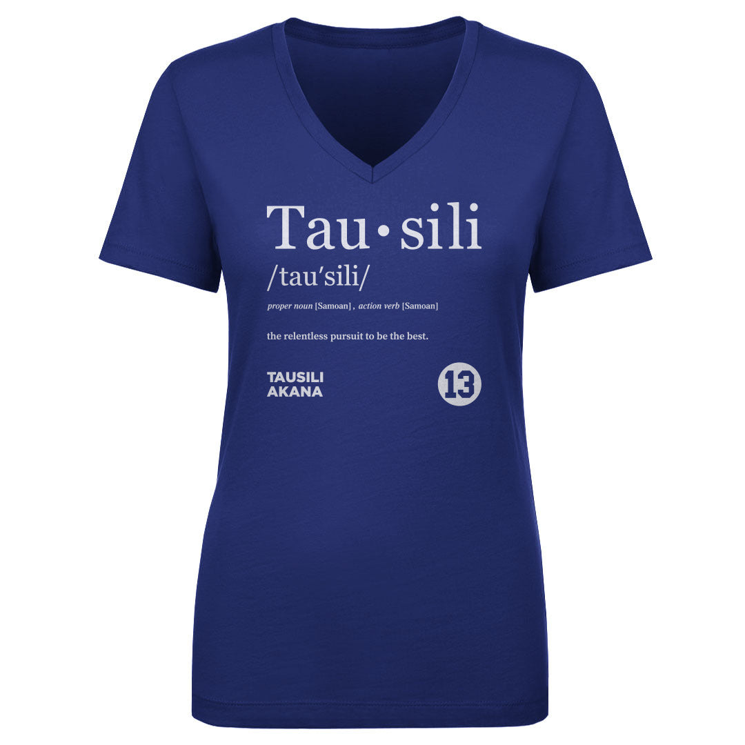 Tausili Akana Women's V-Neck T-Shirt | 500 LEVEL