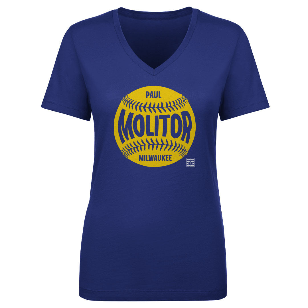 Paul Molitor Women's V-Neck T-Shirt | 500 LEVEL