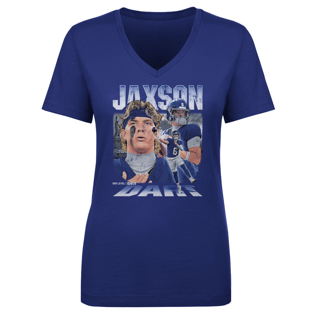 Jaxson Dart Women's V-Neck T-Shirt | 500 LEVEL