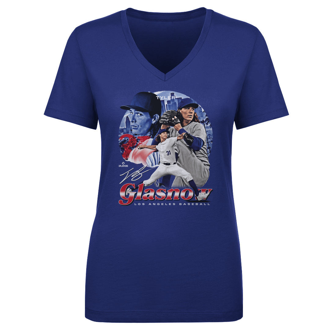 Tyler Glasnow Women's V-Neck T-Shirt | 500 LEVEL