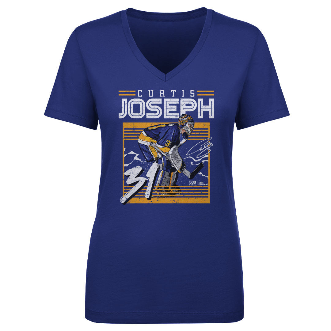 Curtis Joseph Women's V-Neck T-Shirt | 500 LEVEL