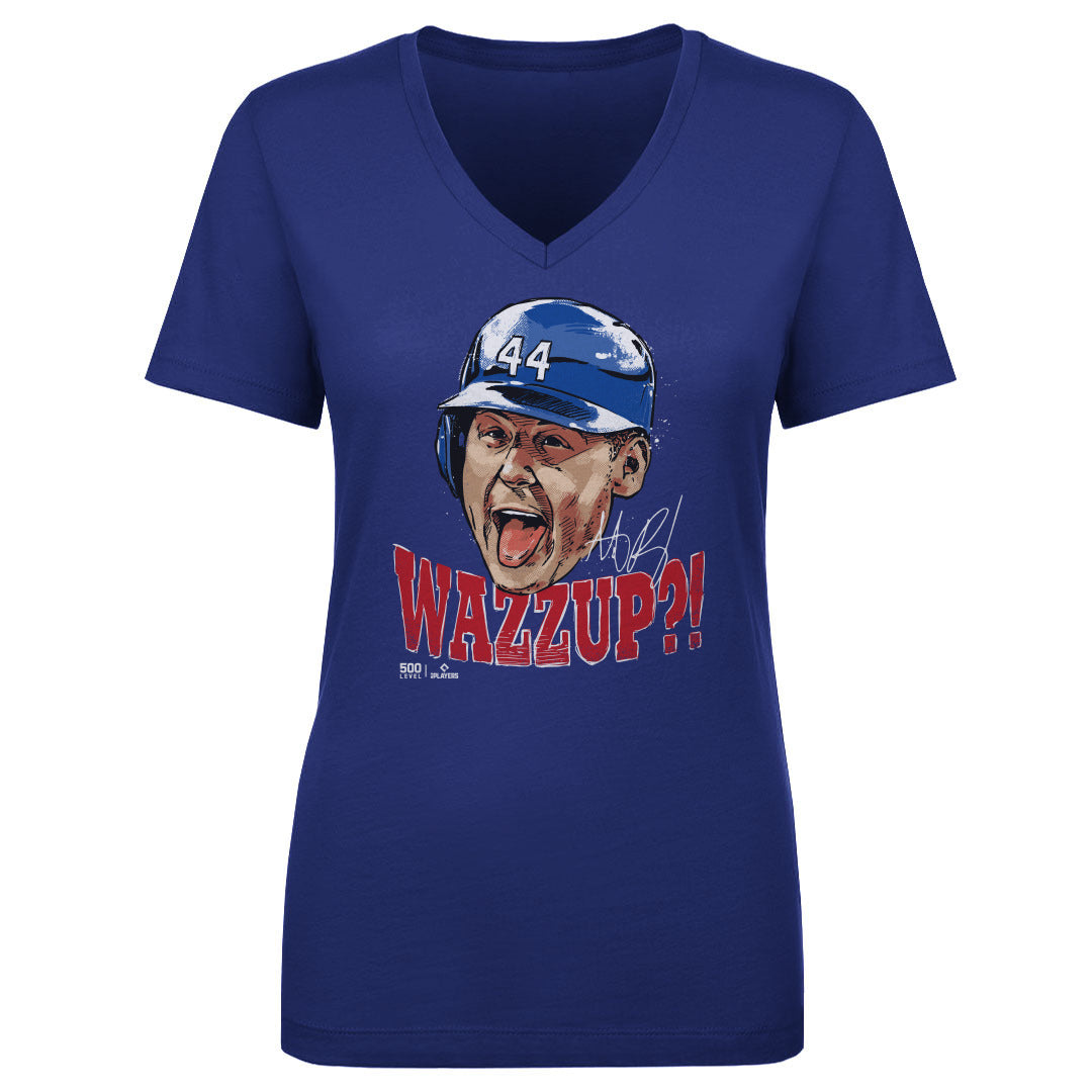 Anthony Rizzo Women's V-Neck T-Shirt | 500 LEVEL