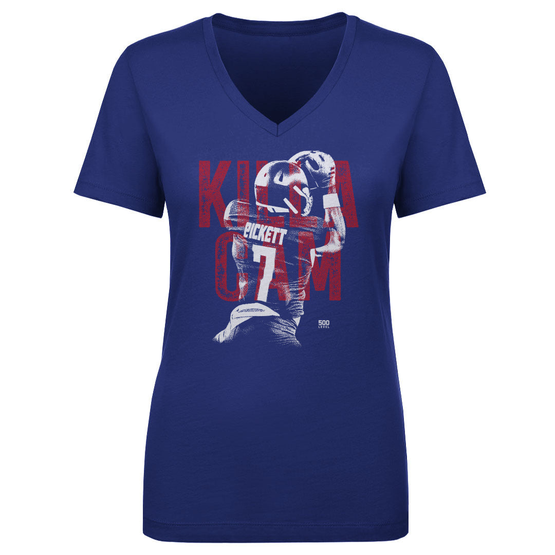 Cam Pickett Women's V-Neck T-Shirt | 500 LEVEL
