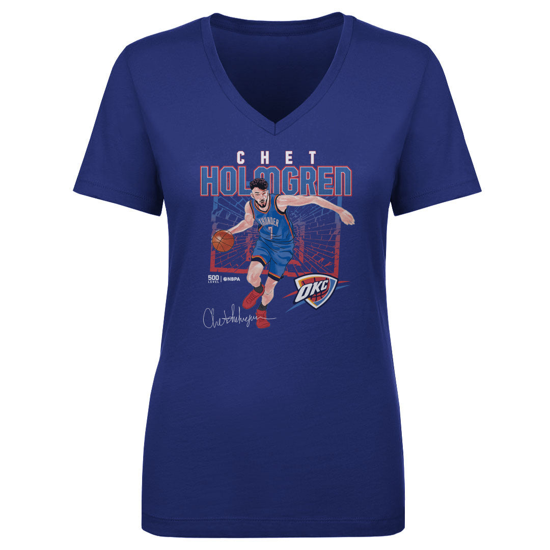 Chet Holmgren Women's V-Neck T-Shirt | 500 LEVEL