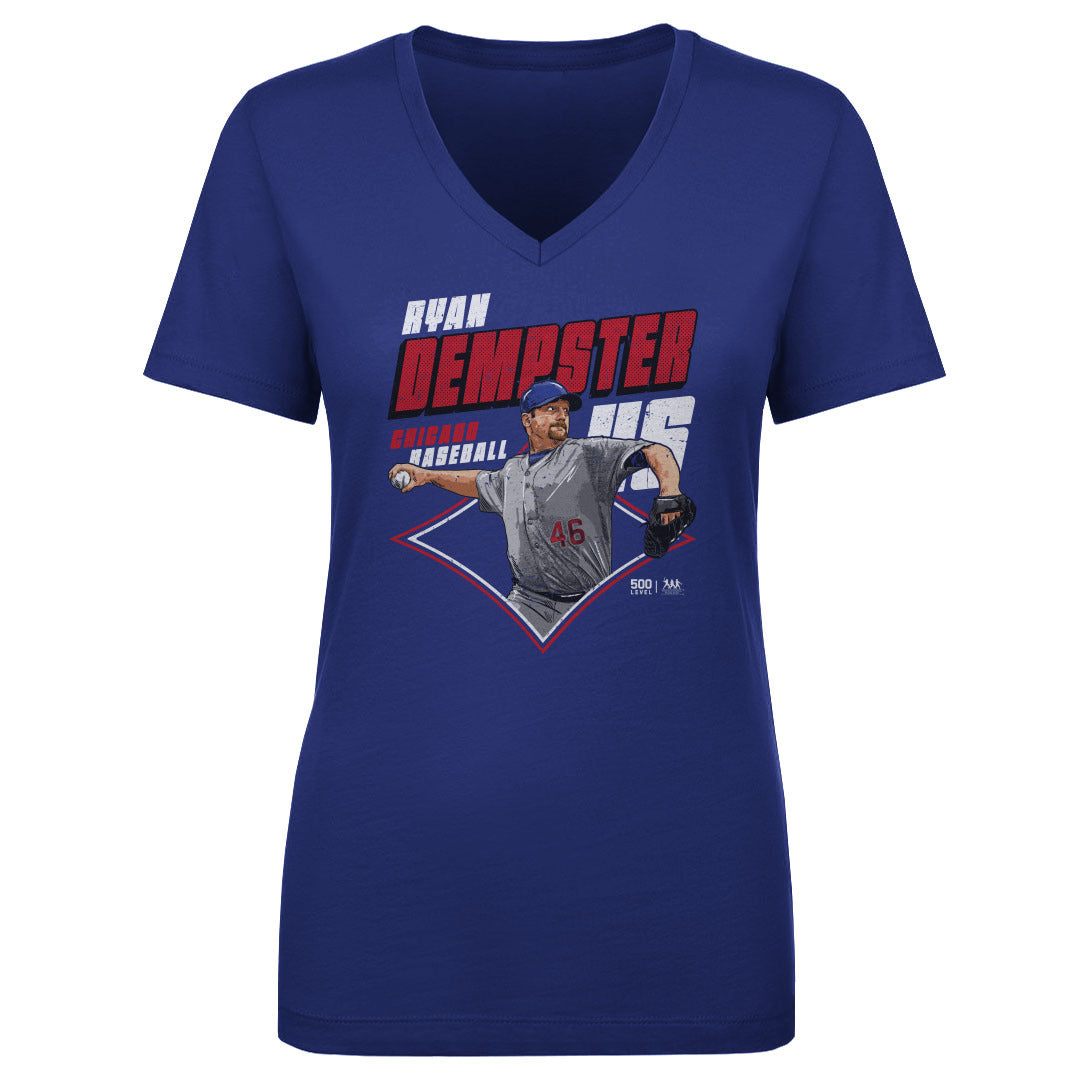 Ryan Dempster Women's V-Neck T-Shirt | 500 LEVEL