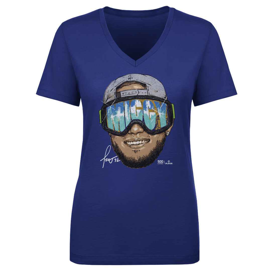 Miguel Rojas Women's V-Neck T-Shirt | 500 LEVEL