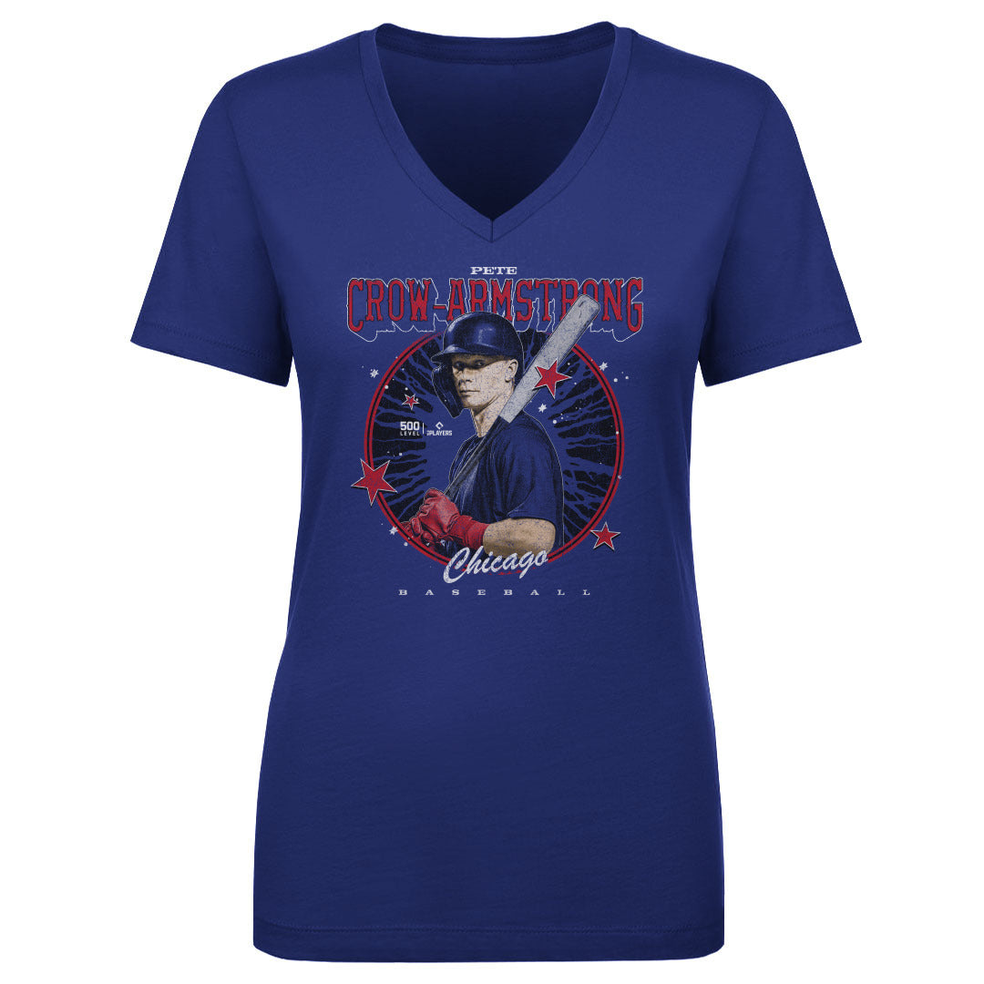 Pete Crow-Armstrong Women's V-Neck T-Shirt | 500 LEVEL