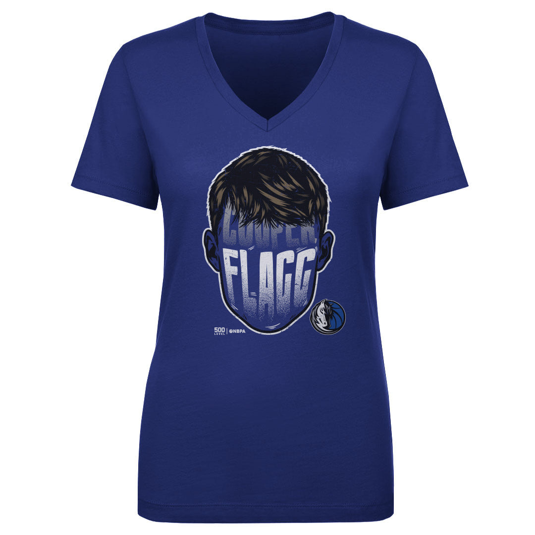 Cooper Flagg Women's V-Neck T-Shirt | 500 LEVEL