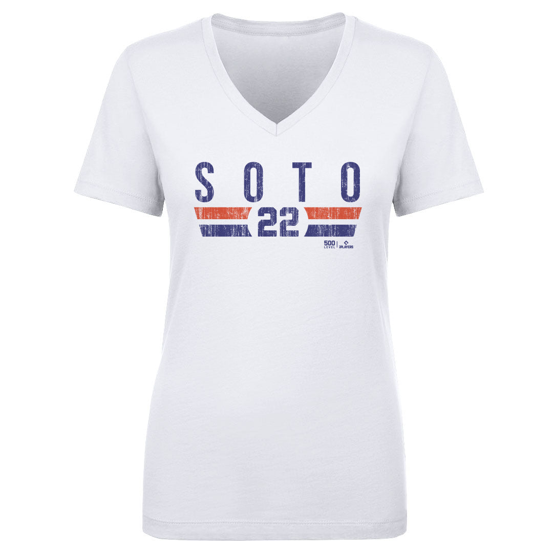 Juan Soto Women's V-Neck T-Shirt | 500 LEVEL