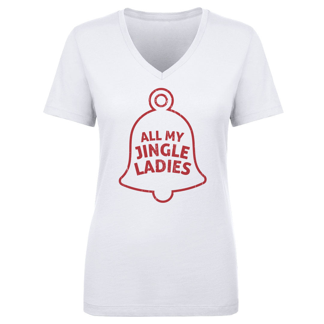 Christmas Women's V-Neck T-Shirt | 500 LEVEL