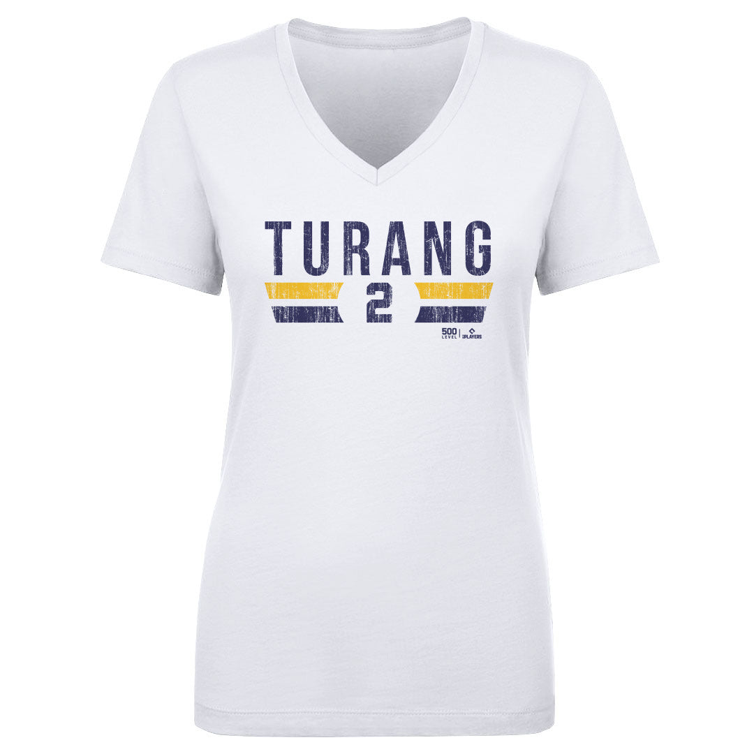 Brice Turang Women's V-Neck T-Shirt | 500 LEVEL