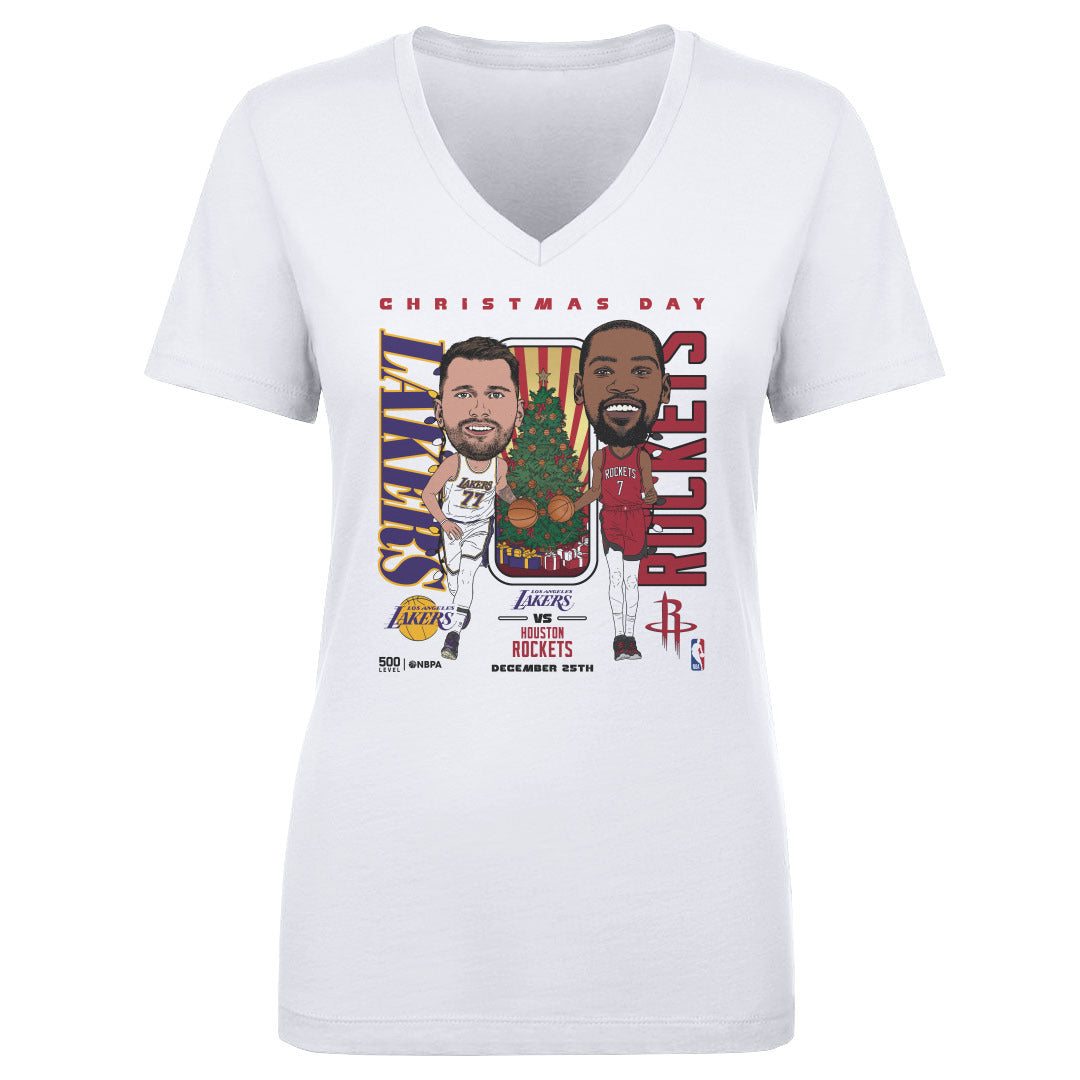 NBA Women's V-Neck T-Shirt | 500 LEVEL