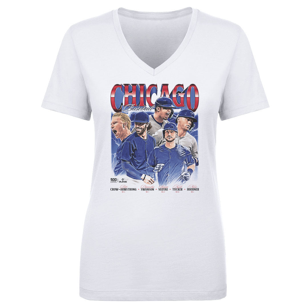 Chicago Women's V-Neck T-Shirt | 500 LEVEL
