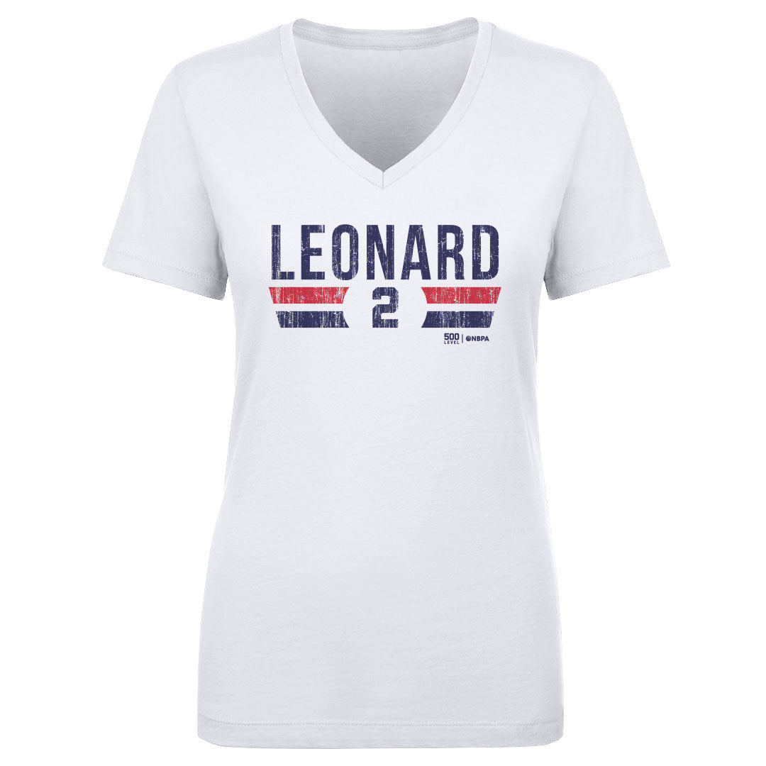 Kawhi Leonard Women's V-Neck T-Shirt | 500 LEVEL