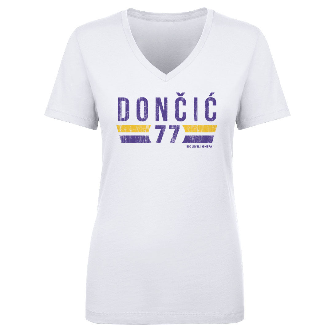 Luka Doncic Women's V-Neck T-Shirt | 500 LEVEL